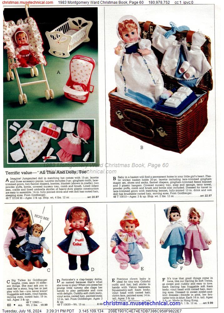 1983 Montgomery Ward Christmas Book, Page 60