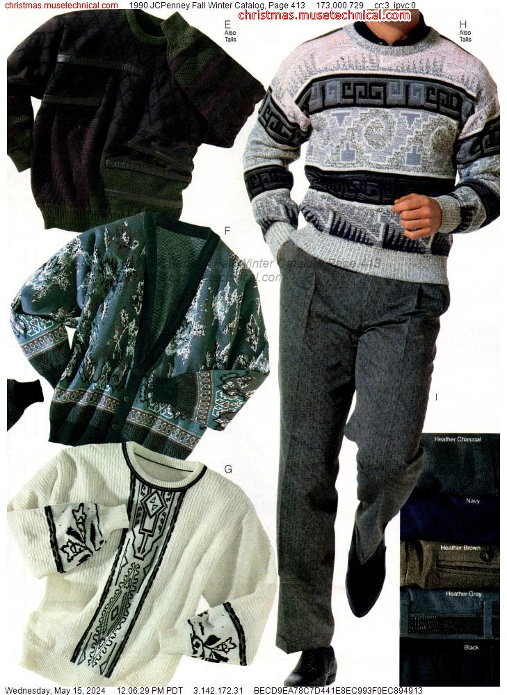 1990 JCPenney Fall Winter Catalog, Page 413