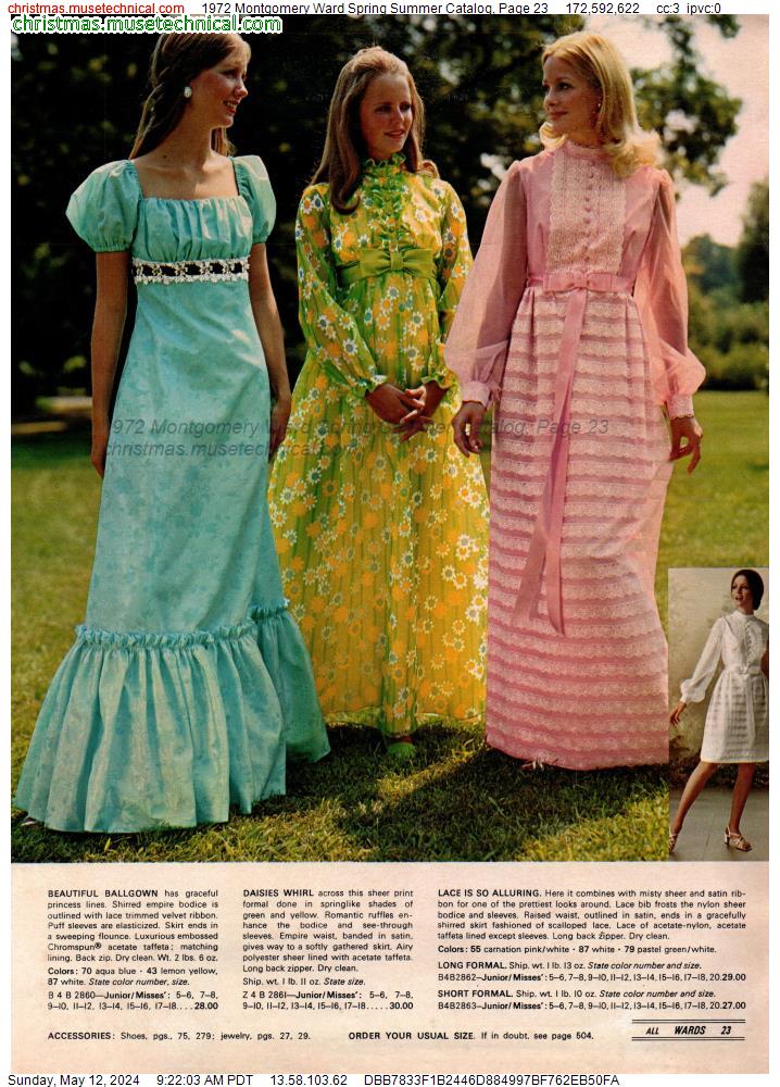 1972 Montgomery Ward Spring Summer Catalog, Page 23