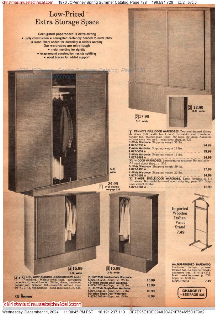 1970 JCPenney Spring Summer Catalog, Page 738