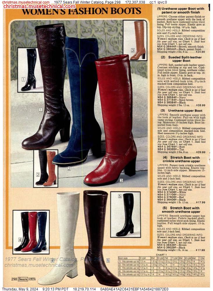 1977 Sears Fall Winter Catalog, Page 298