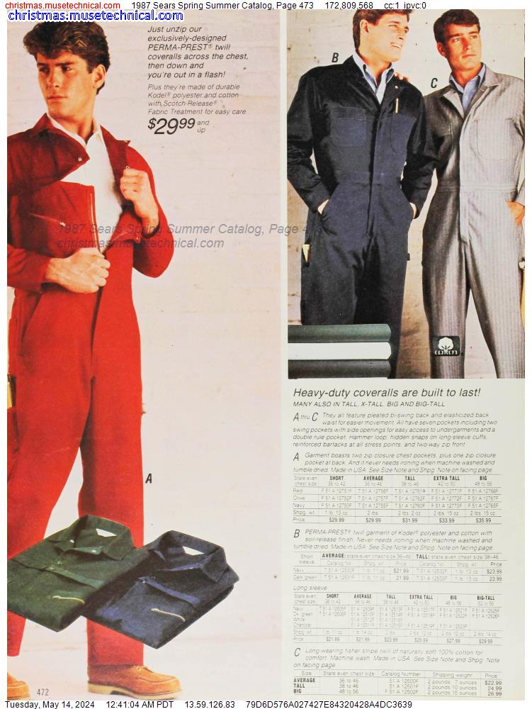 1987 Sears Spring Summer Catalog, Page 473