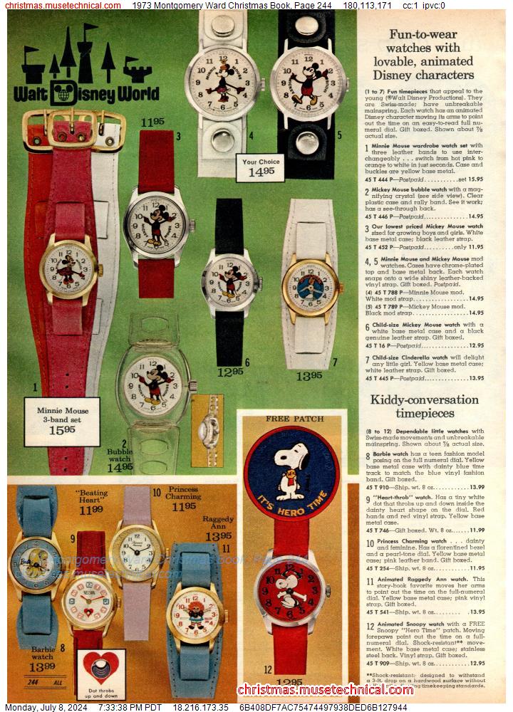 1973 Montgomery Ward Christmas Book, Page 244