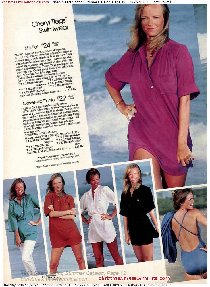 1982 Sears Spring Summer Catalog, Page 12