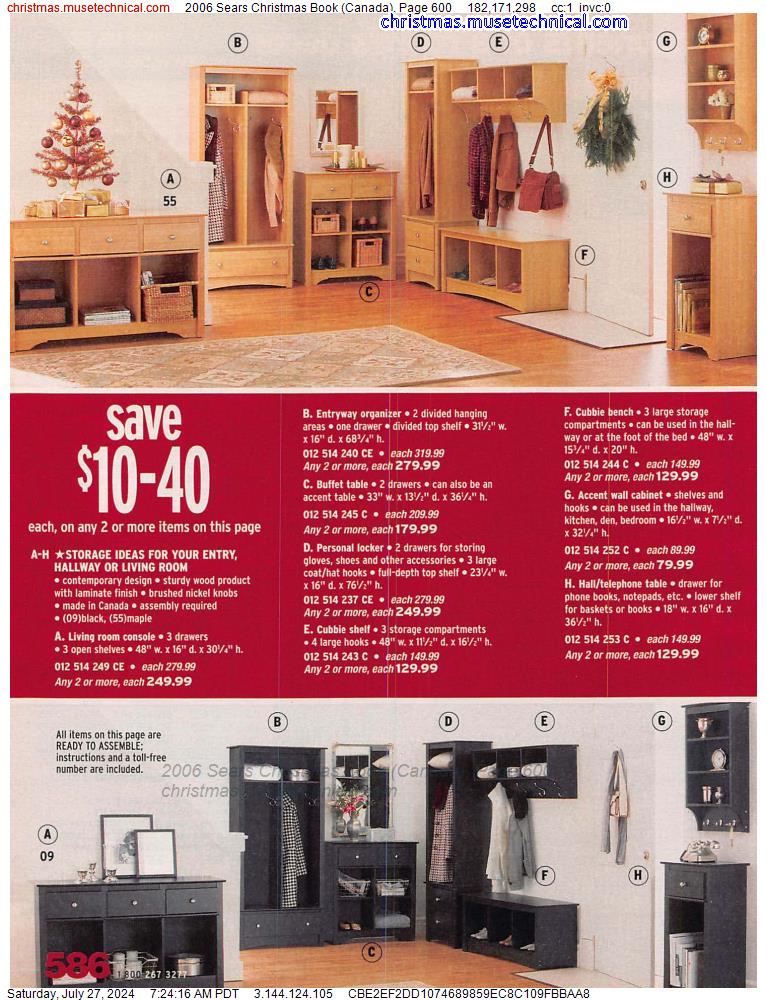 2006 Sears Christmas Book (Canada), Page 600