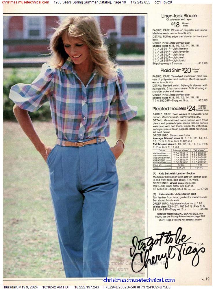 1983 Sears Spring Summer Catalog, Page 19