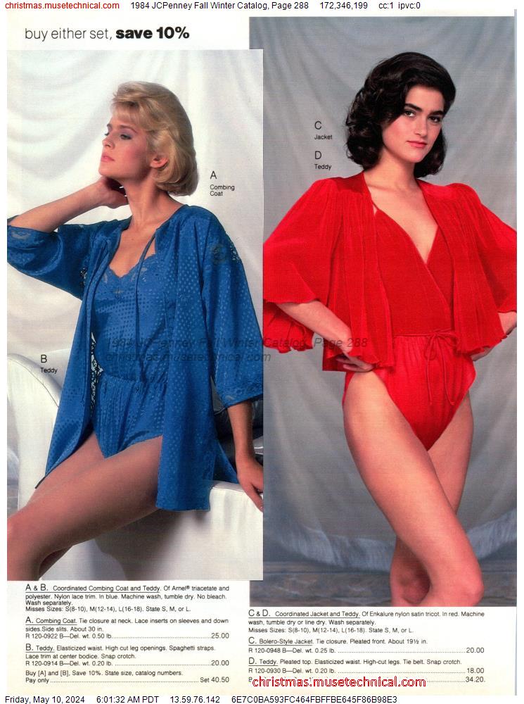1984 JCPenney Fall Winter Catalog, Page 288