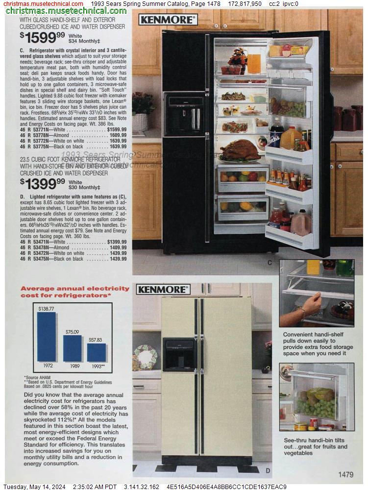1993 Sears Spring Summer Catalog, Page 1478