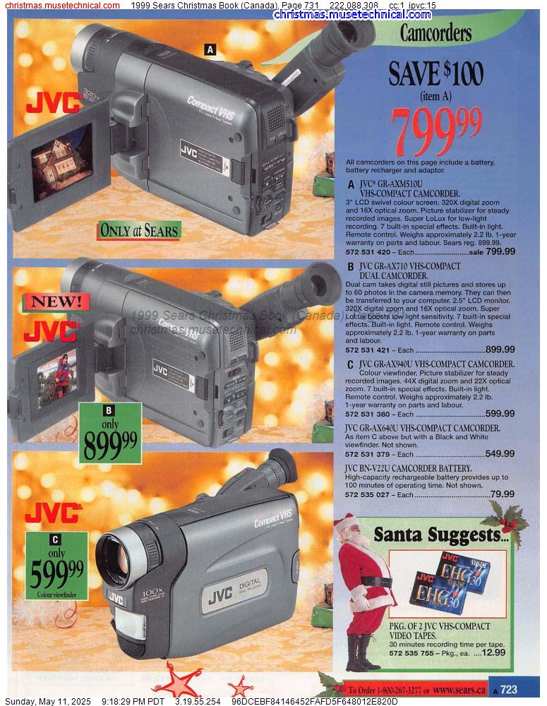 1999 Sears Christmas Book (Canada), Page 731