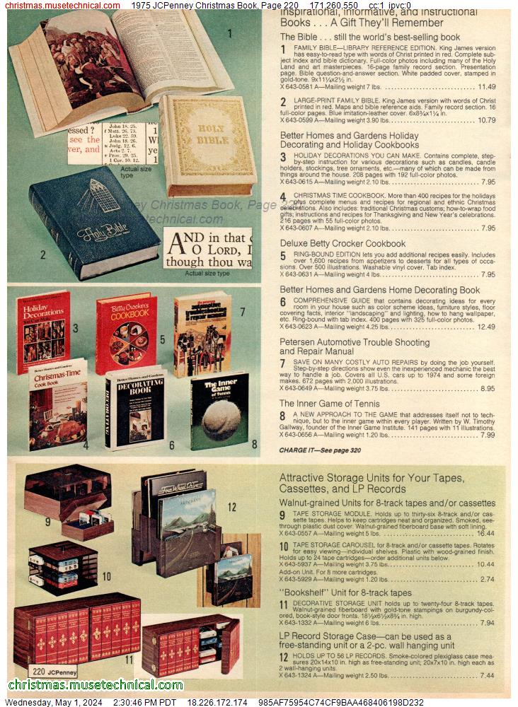 1975 JCPenney Christmas Book, Page 220