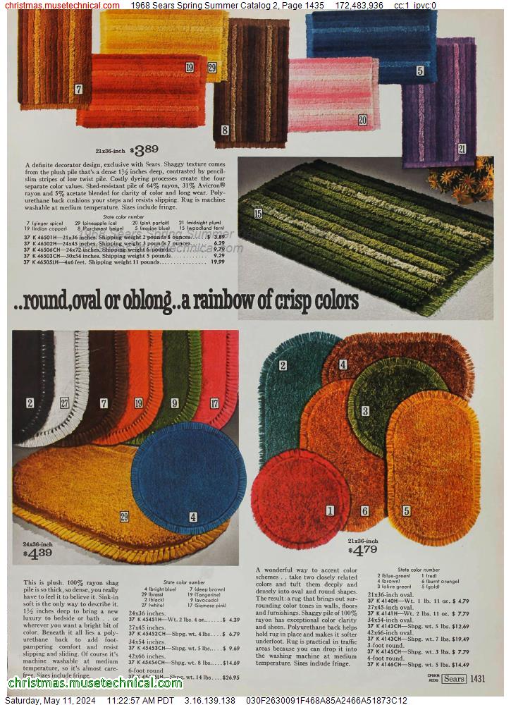 1968 Sears Spring Summer Catalog 2, Page 1435