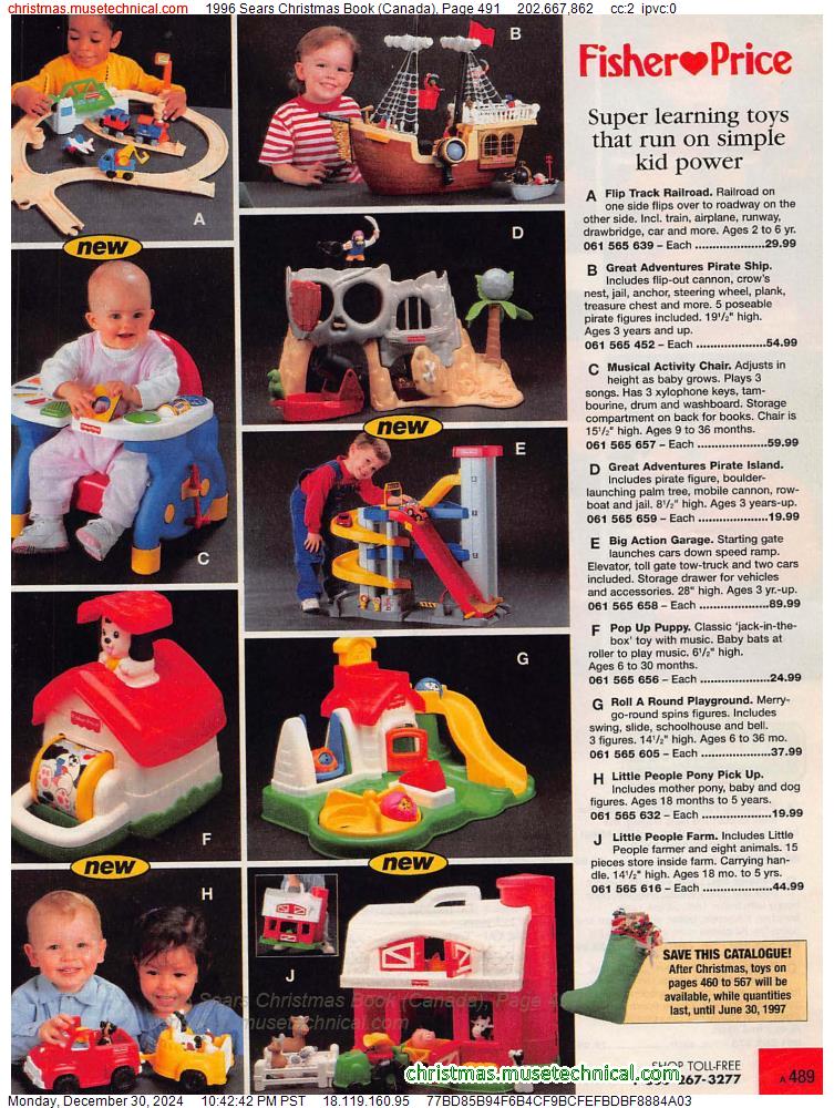 1996 Sears Christmas Book (Canada), Page 491