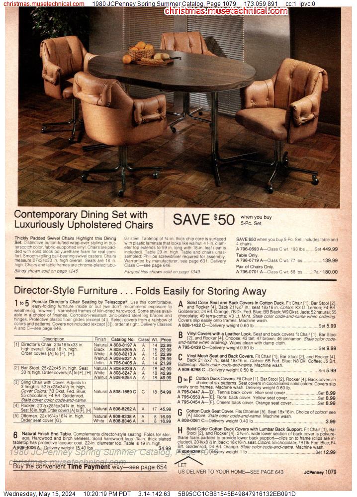 1980 JCPenney Spring Summer Catalog, Page 1079