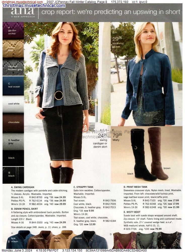 2007 JCPenney Fall Winter Catalog, Page 8