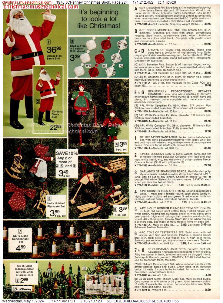 1976 JCPenney Christmas Book, Page 224