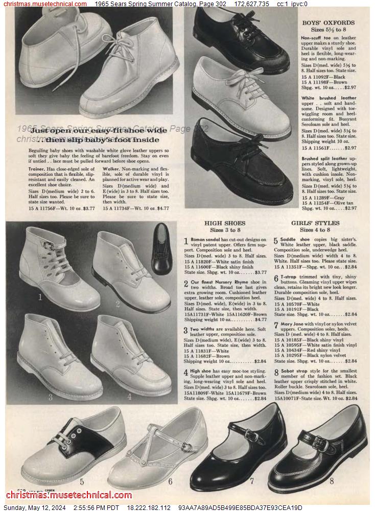 1965 Sears Spring Summer Catalog, Page 302
