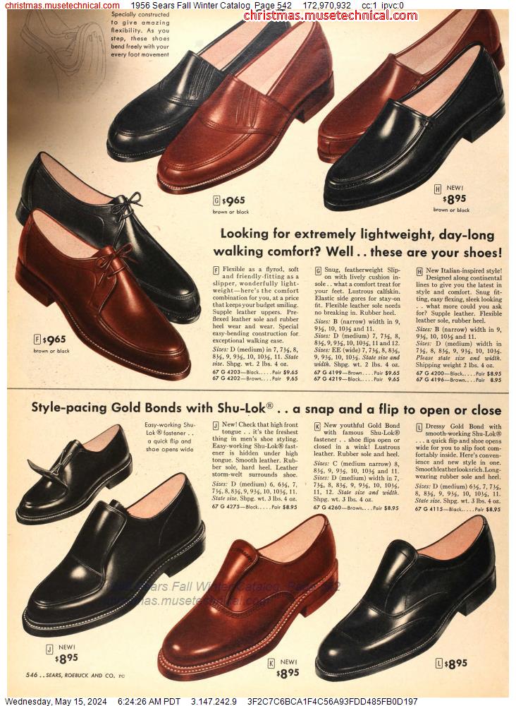 1956 Sears Fall Winter Catalog, Page 542