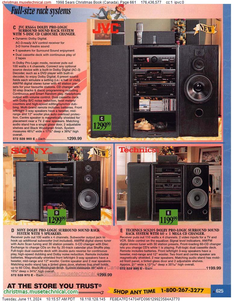1998 Sears Christmas Book (Canada), Page 661