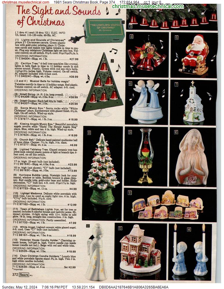 1981 Sears Christmas Book, Page 374