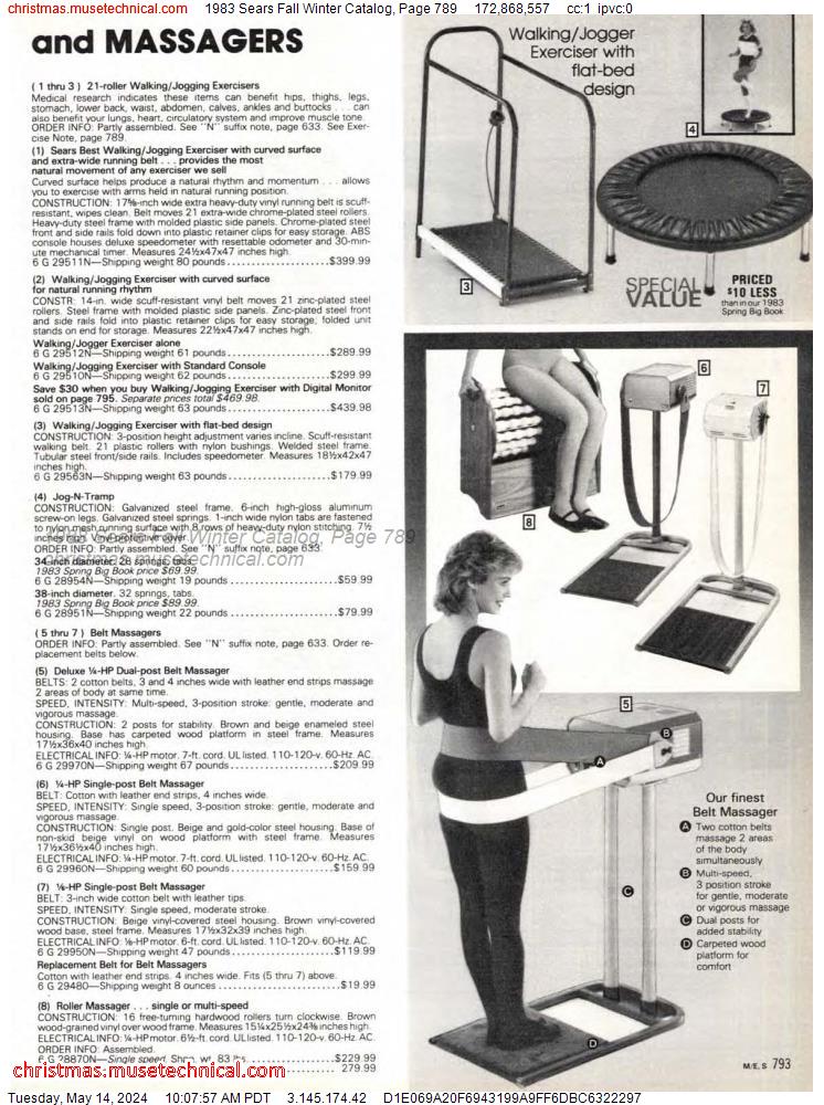 1983 Sears Fall Winter Catalog, Page 789