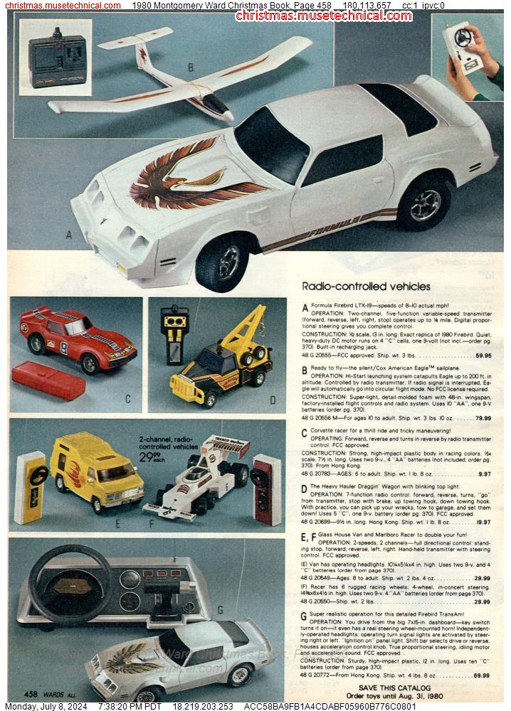 1980 Montgomery Ward Christmas Book, Page 458