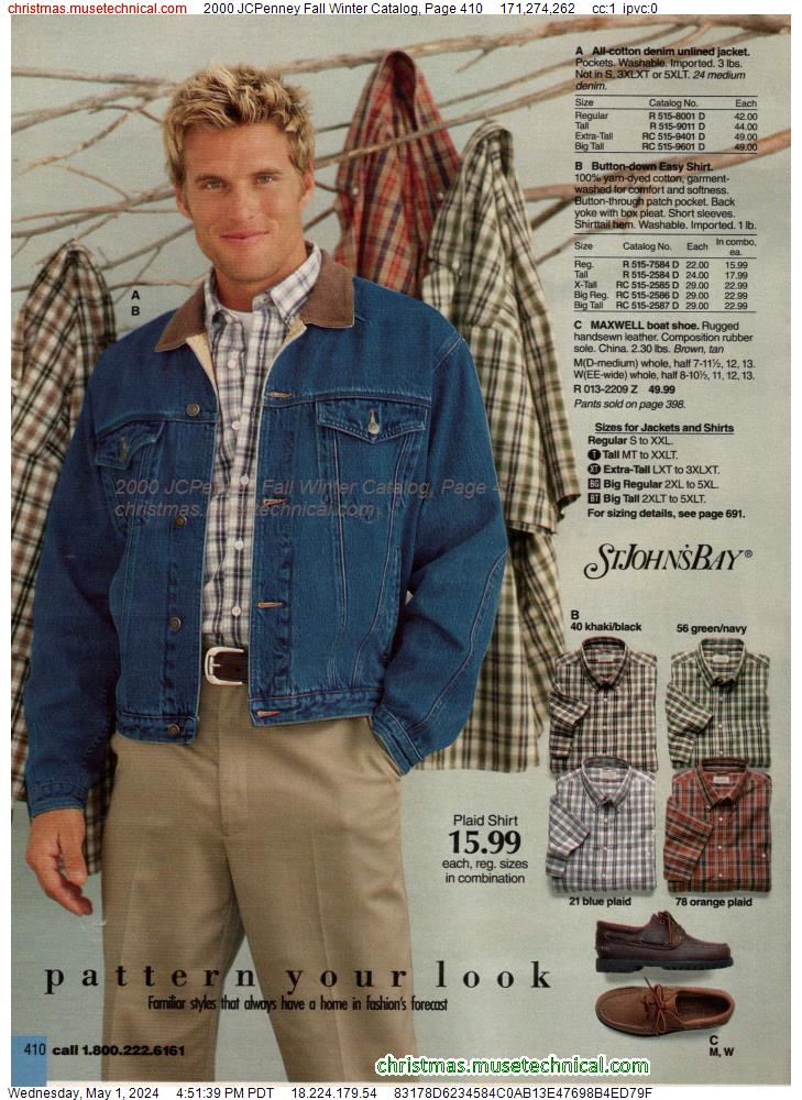 2000 JCPenney Fall Winter Catalog, Page 410