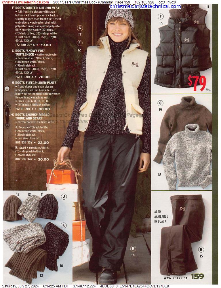 2007 Sears Christmas Book (Canada), Page 159