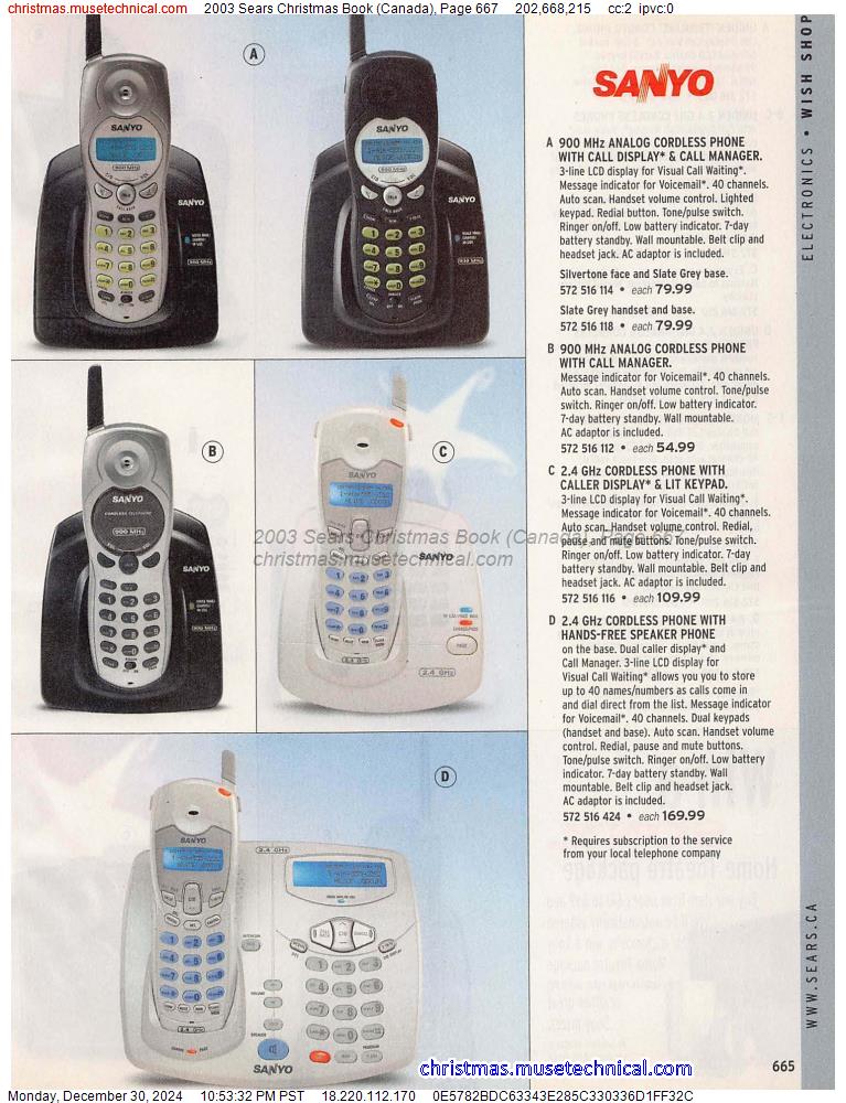 2003 Sears Christmas Book (Canada), Page 667