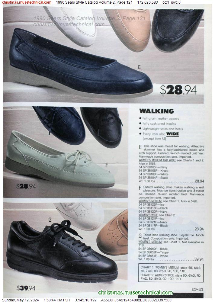 1990 Sears Style Catalog Volume 2, Page 121