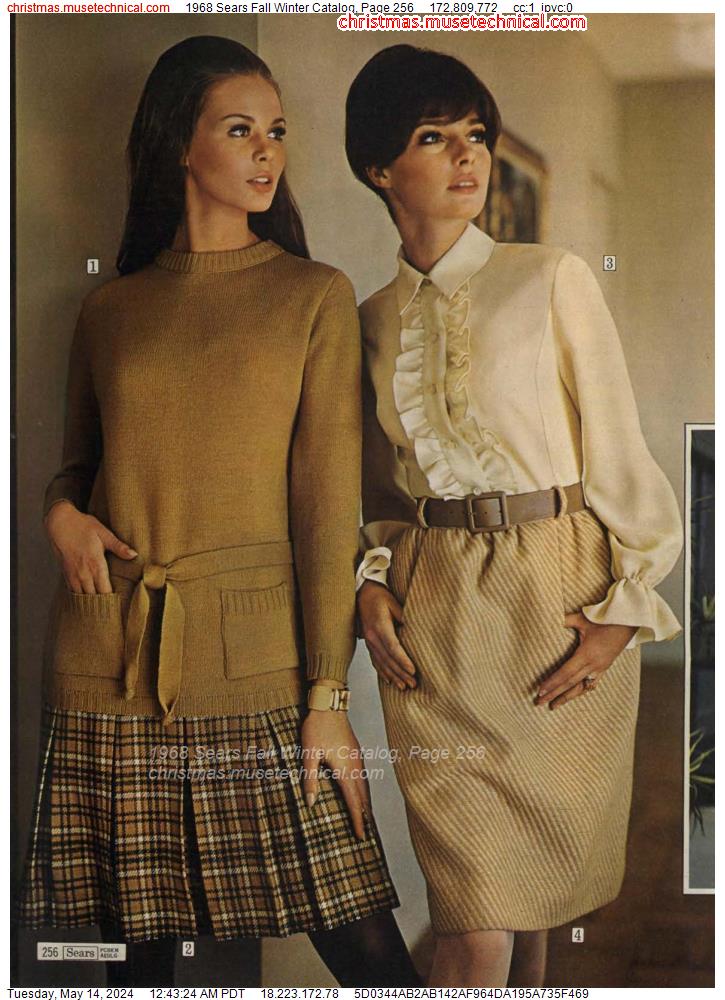 1968 Sears Fall Winter Catalog, Page 256