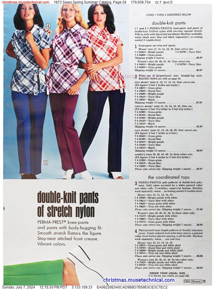 1973 Sears Spring Summer Catalog, Page 29