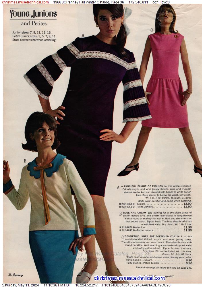 1966 JCPenney Fall Winter Catalog, Page 36