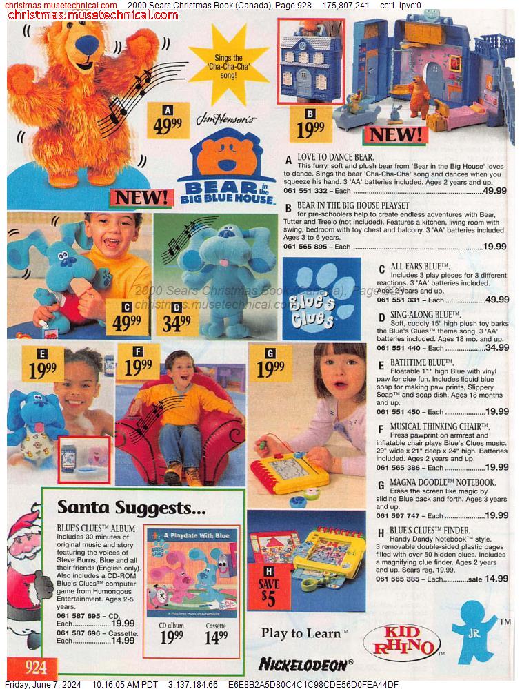 2000 Sears Christmas Book (Canada), Page 928