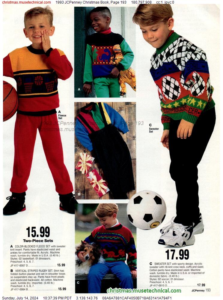 1993 JCPenney Christmas Book, Page 193