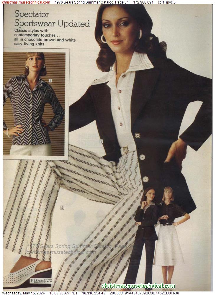 1976 Sears Spring Summer Catalog, Page 34