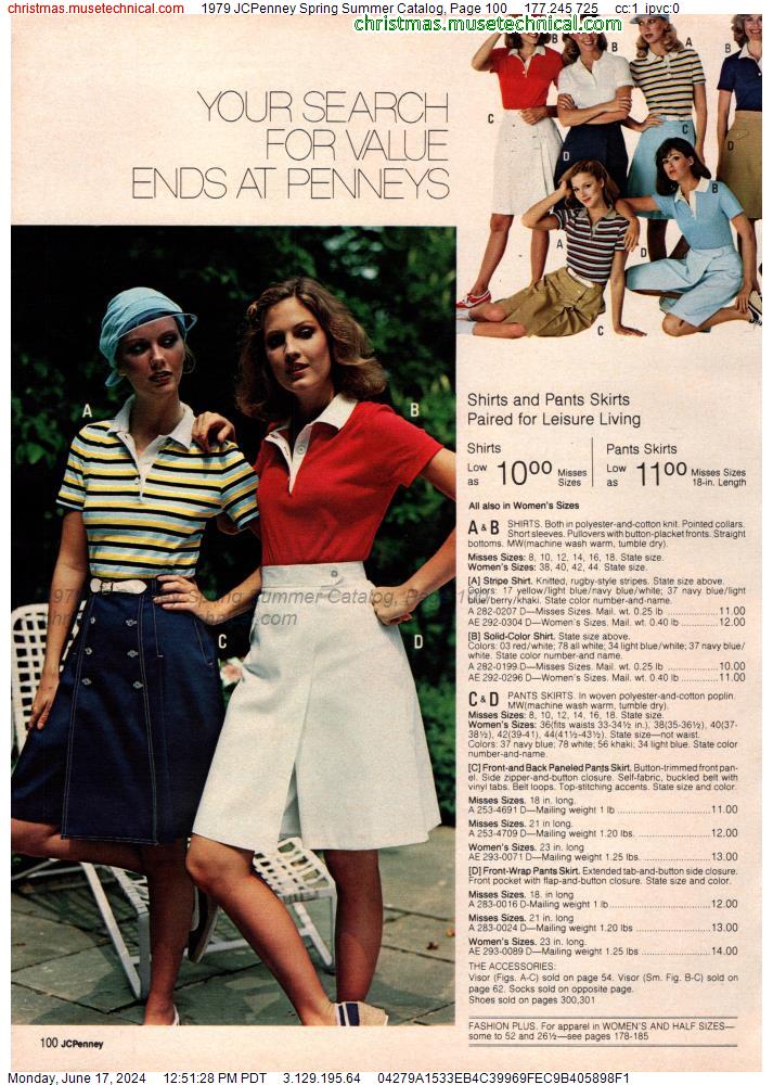 1979 JCPenney Spring Summer Catalog, Page 100