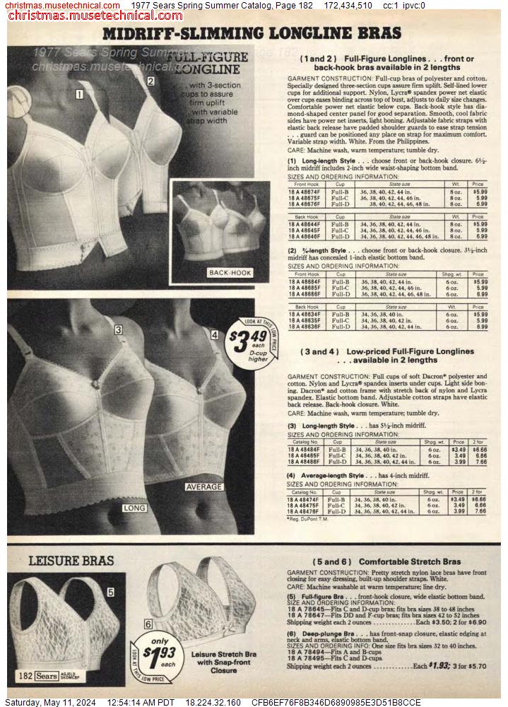 1977 Sears Spring Summer Catalog, Page 182