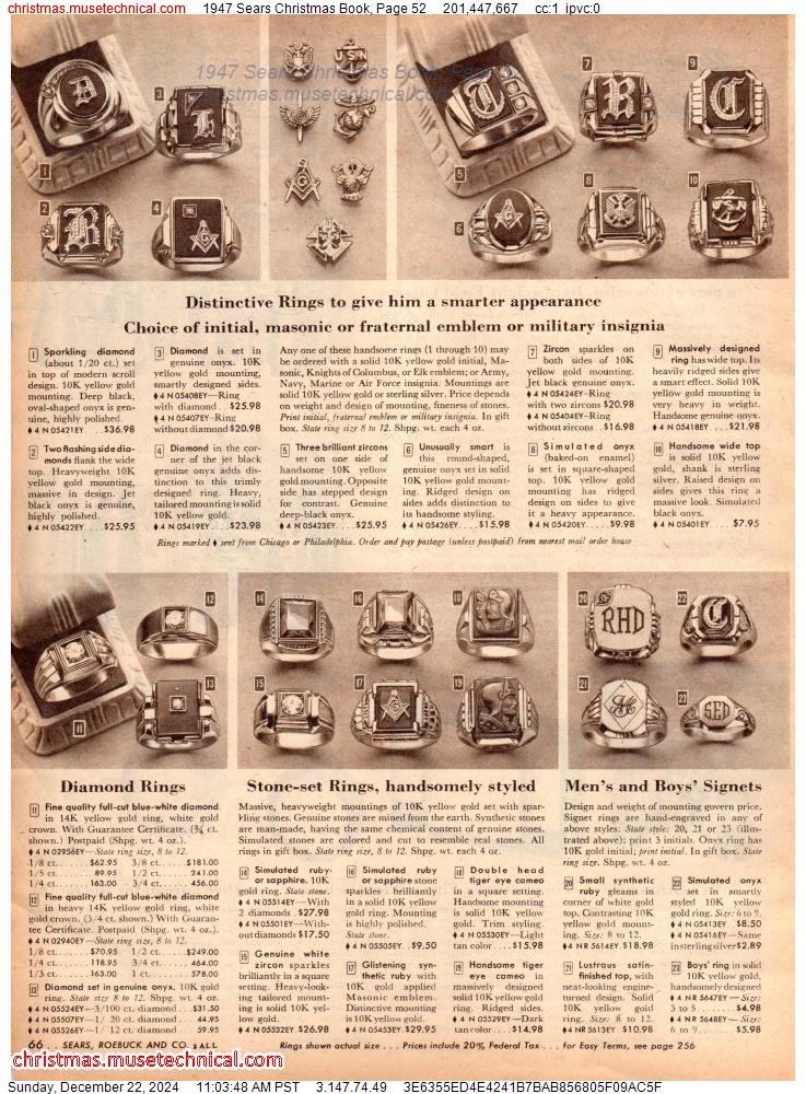 1947 Sears Christmas Book, Page 52