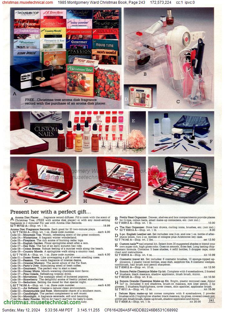 1985 Montgomery Ward Christmas Book, Page 243
