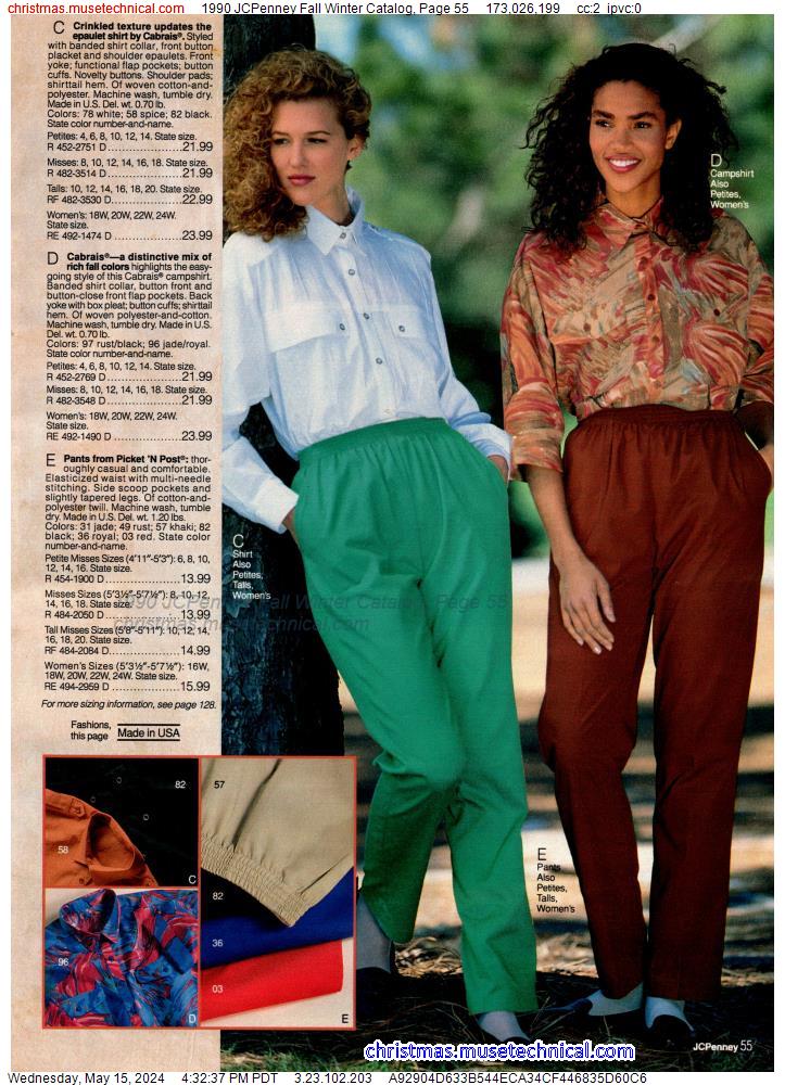 1990 JCPenney Fall Winter Catalog, Page 55