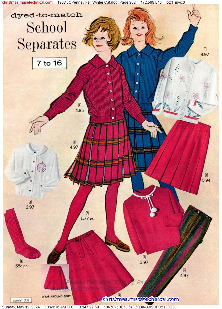 1963 JCPenney Fall Winter Catalog, Page 362