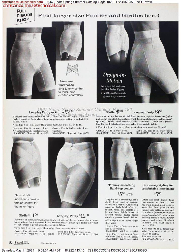 1967 Sears Spring Summer Catalog, Page 182