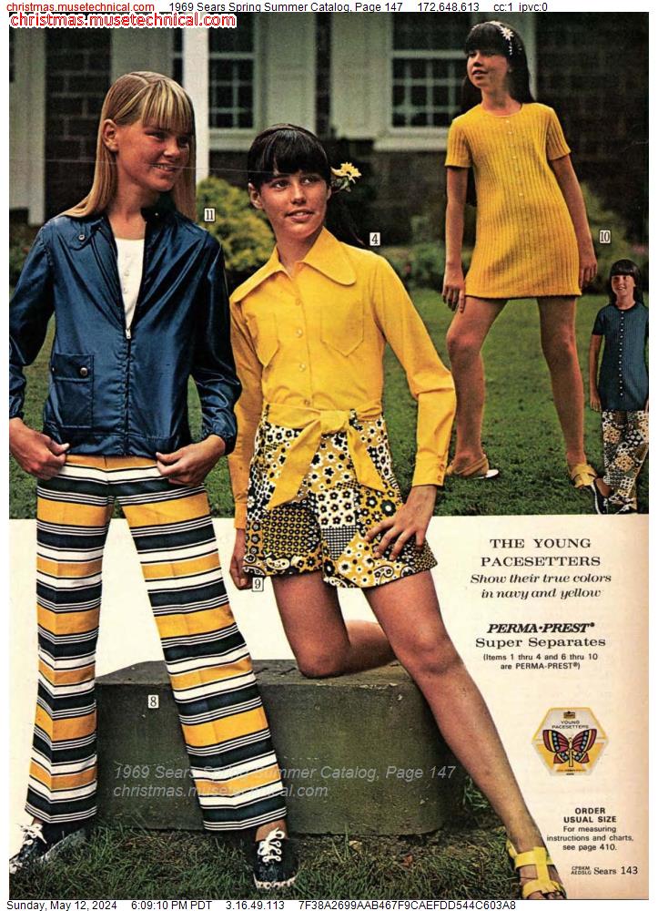 1969 Sears Spring Summer Catalog, Page 147