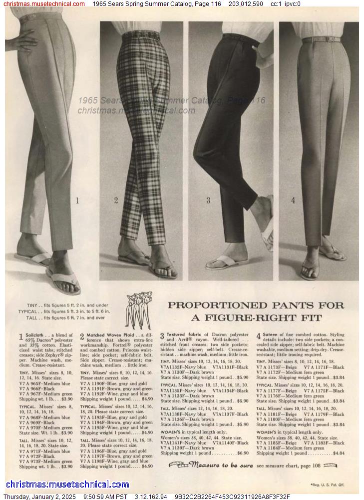 1965 Sears Spring Summer Catalog, Page 116