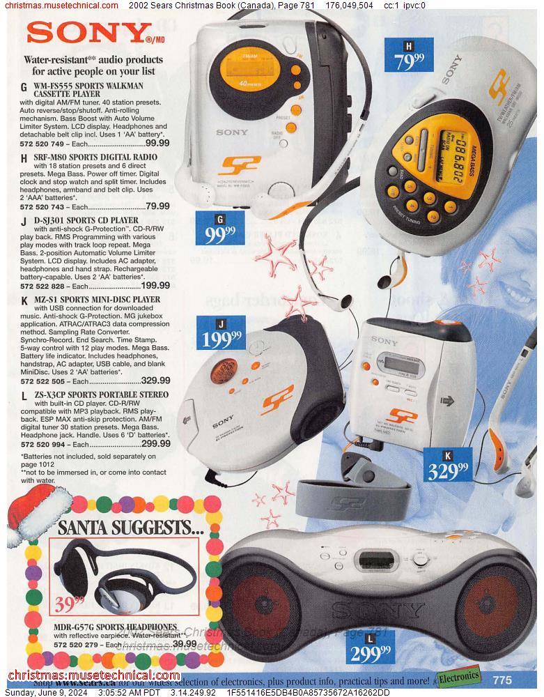 2002 Sears Christmas Book (Canada), Page 781