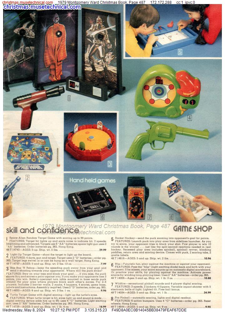 1979 Montgomery Ward Christmas Book, Page 487