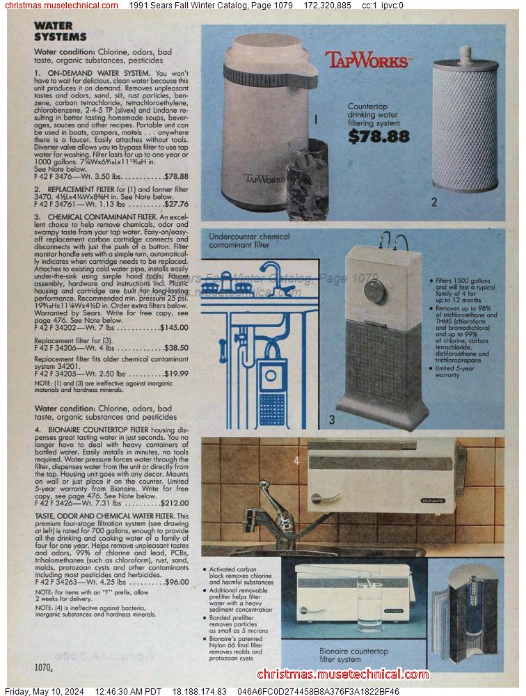 1991 Sears Fall Winter Catalog, Page 1079