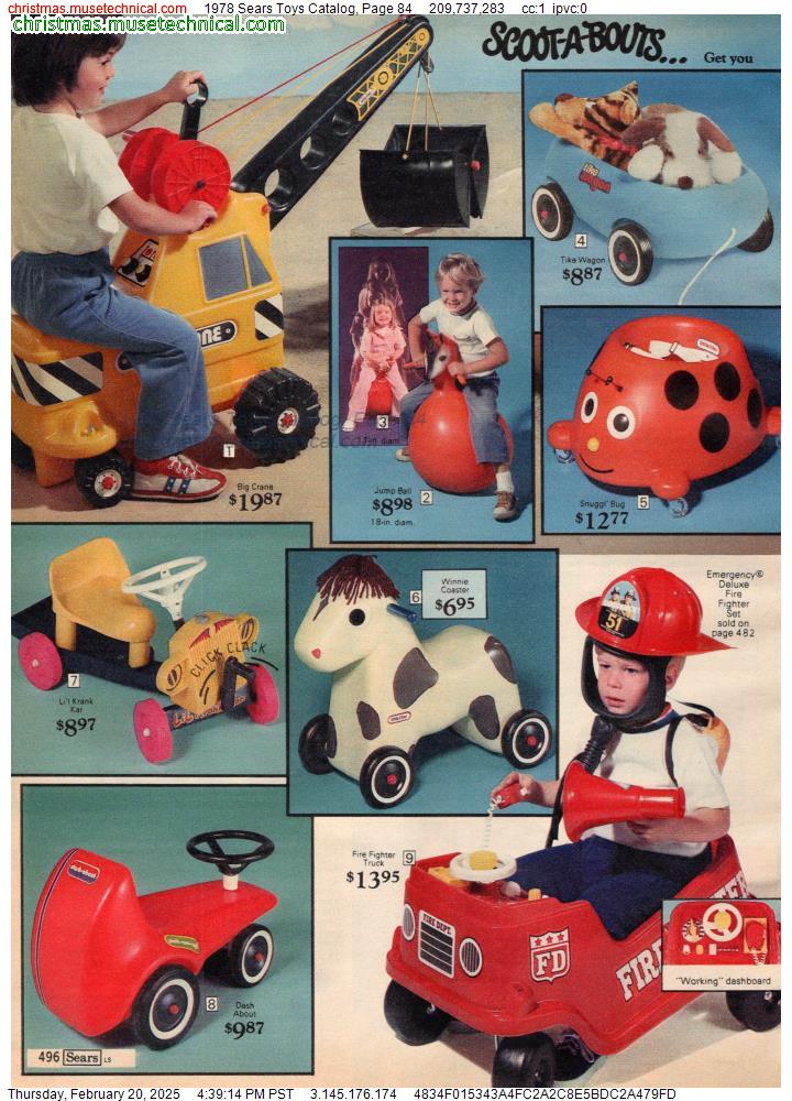 1978 Sears Toys Catalog, Page 84