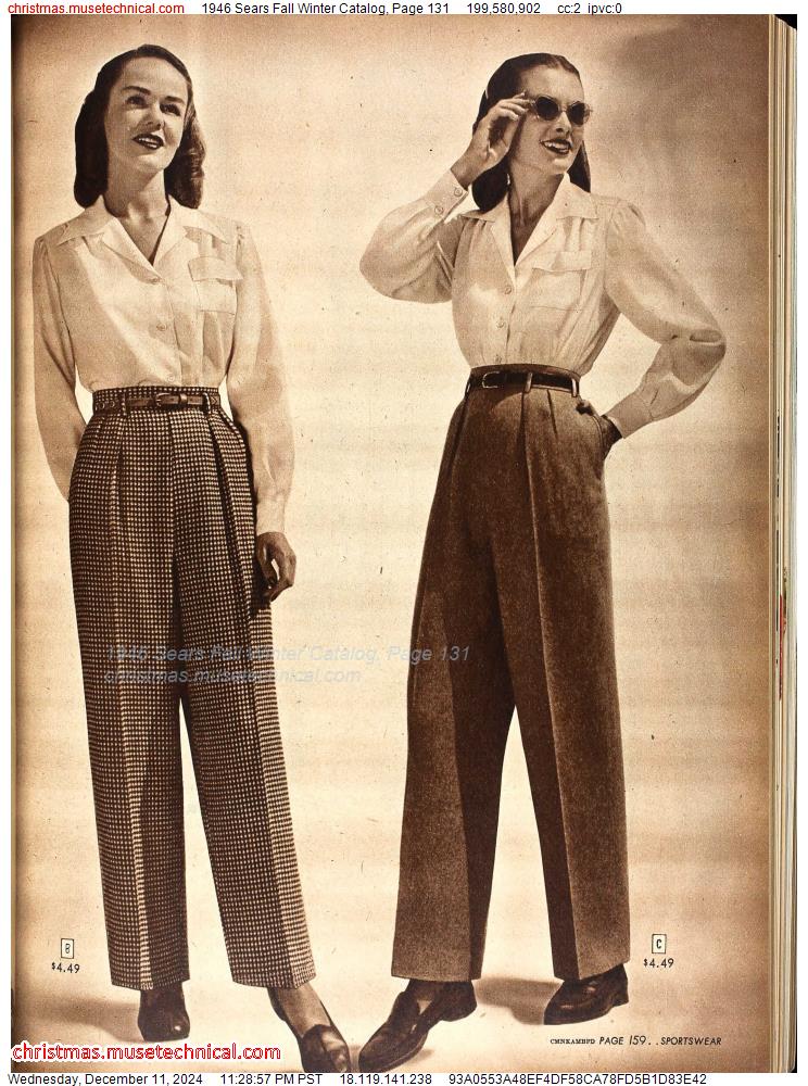 1946 Sears Fall Winter Catalog, Page 131