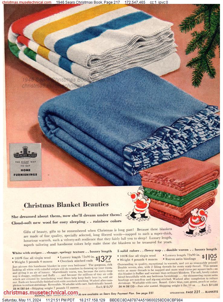 1946 Sears Christmas Book, Page 217